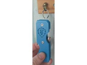 warcraft key holder keychain 3d print model - Mito3D
