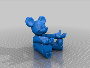 Mickey supporter 3d print model - Mito3D