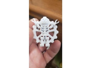 skeleton extruder knob micro-swiss direct drive microswiss 3d print model - Mito3D
