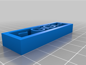 simple block letter 3d print model - Mito3D