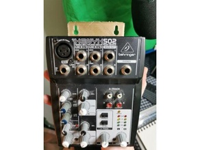 wall mount behringer xenyx 502 mixer 3d print model - Mito3D