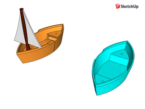 piccolo Barche 3d print model - Mito3D