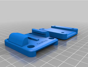 gopro parapendio imbracatura montare 3d print model - Mito3D