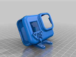 gopro mount gravity vega holyshit dauch frame hero session support 3d print model - Mito3D