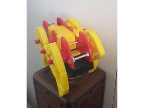 robot pataş hayvan Araa arduino Caballo ayaklı kendin yap elektronik Jansen Juguete Mecanico Mecanismo motor Nuevo teo toro 3d print model - Mito3D