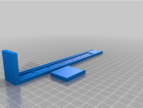 slide ruler caliper length 3d print model - Mito3D