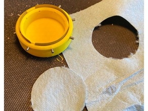 maschera filtro taglierina biscotto covid19 covidmask polvere 3d print model - Mito3D