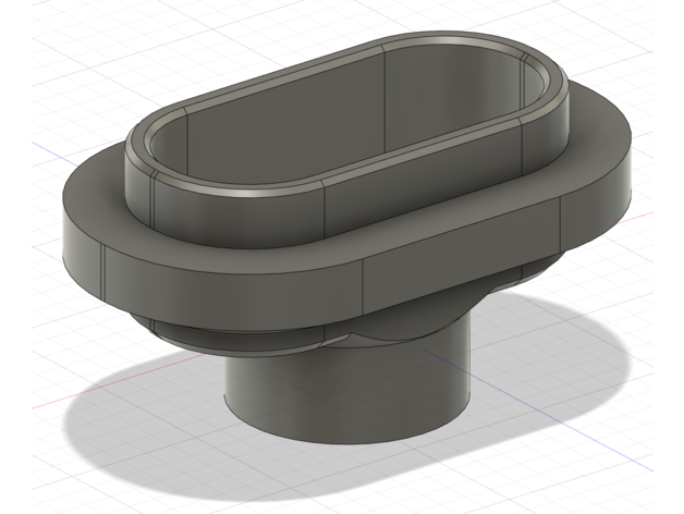 rc luz balde 3mm conduziu 3D print model - Mito3D