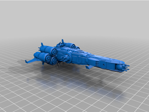 starfighter 18 loup guerre 3d print model - Mito3D