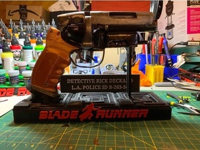 lama corridore blaster In piedi alzate addons Blade Runner bladerunner2049 Deckard pistola laser ufficiale Rick vista 3d print model - Mito3D