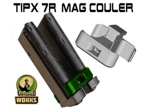 tipx 7round mag coupler magfed paintball tippmann 3d print model - Mito3D