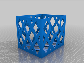 tejido caja soporte 3d print model - Mito3D