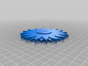 sunflower nameplate wall deco 3d print model - Mito3D