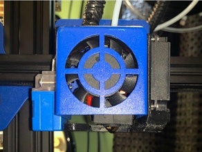 tronxy xy2 pro raffreddamento fan condotto 3d print model - Mito3D