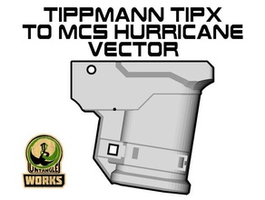 tippmann tipx mcs hurricane adapter vector edition magfed paintball 3d print model - Mito3D