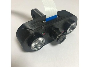 montieren Fall Mantel ir Kamera Lichter Infrarot Oktoprint pi Prusa Himbeere Sicherheit Webcam Halter Unterstützung 3d print model - Mito3D