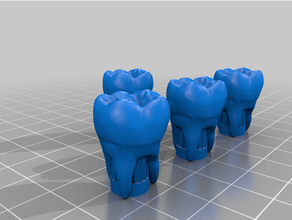 tooth valve cap dental tool 3d print model - Mito3D