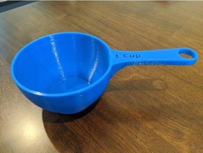 measuring cup - 8oz 1 3d print model - Mito3D