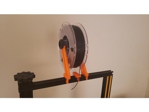 cr-10 direct feed spool mount cr10 holder 3d print model - Mito3D