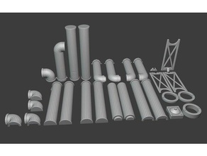 gasland pipes remix gaslands gaslandsrefueled 3d print model - Mito3D