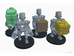 áspid labor droides legión escala droide estrella guerras 3d print model - Mito3D