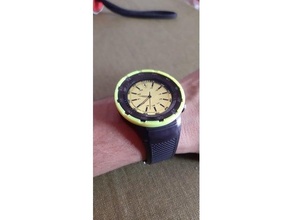 huawei reloj 2 aro esterno 46mm accessorio circulo orologio intelligente tarocchi 3d print model - Mito3D
