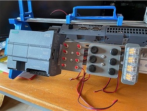 panel automation experiments plc din dinrail siemens 3d print model - Mito3D