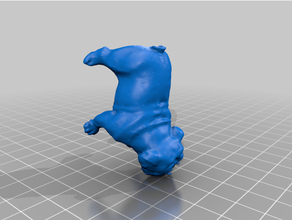 Plexiglas Stand Bulldogge 3d print model - Mito3D