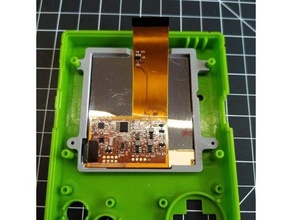 Spiel Junge retro Pixel ips Halterung dmg Game Boy gmae 3d print model - Mito3D