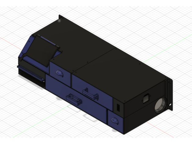 ender 5 externo caso funda electrónica recinto ender5plus skr 3D print model - Mito3D