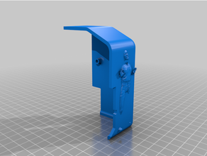 sidewinder x1 - han solo extruder cover 3d print model - Mito3D