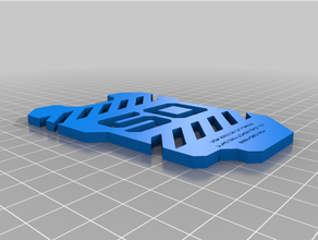siberpunk 3 kart cüzdan + kordon biyometrik Kulp destek kredi Siber punk bilimkurgu 3d print model - Mito3D