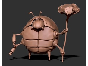 anthropomorph Käfer 3d print model - Mito3D