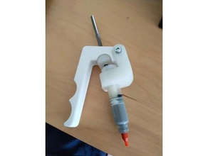 solder paste syringe dispenser flux soldering extruder 3d print model - Mito3D