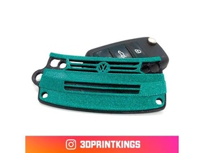 vw t52 - key chain keychain keychains multicolor multimaterial color volkswagen t5 bus golf multivan 3d print model - Mito3D