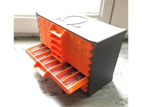 neat resistor box component container drawer organizer storage