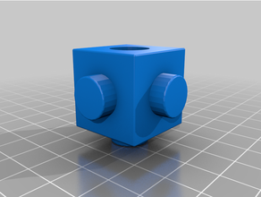 conectando cubo edificio bloques Lego ladrillo Minecraft bloquear 3d print model - Mito3D