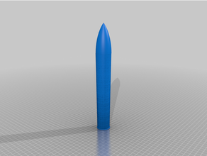 rojo cohete lámpara 3d print model - Mito3D