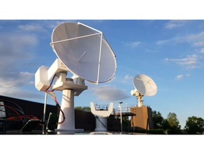 satellite tracking antenna model space 3d print model - Mito3D