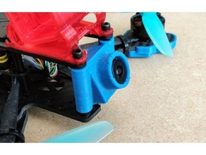 sourceone v3 - dji air unit camera mount 25 deg 3d print model - Mito3D