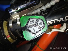 bafang eléctrico bicicleta controlar cambiar interruptor cubierta carcasa funda disgusto c 18 8 divertido bbshd bbs02 luna 3d print model - Mito3D