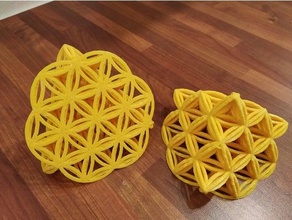 64 tetrahedron crystal 3d print model - Mito3D