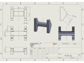 ziehen Griff Bar Übung 3d print model - Mito3D