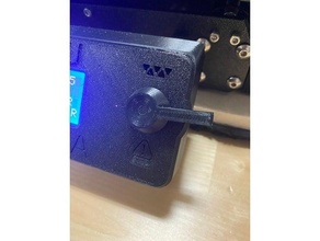 prusa knob extended lever lcd i3 3d print model - Mito3D