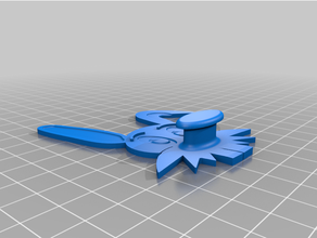 coniglio appendiabiti gancio parete montare 3d print model - Mito3D