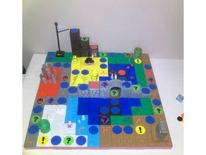 mario festa borda modular jogos bowser faça luigi pêssego Estrela Waluigi Wario 3d print model - Mito3D