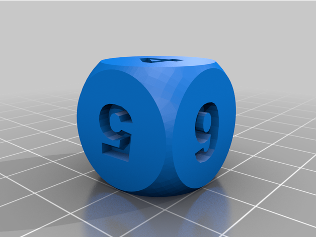 dice 3D print model - Mito3D