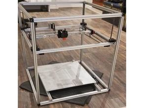 fixed bed cartesian printer 3d print model - Mito3D