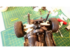 tamiya tt-02 rear suspension arms toe tt02 3d print model - Mito3D