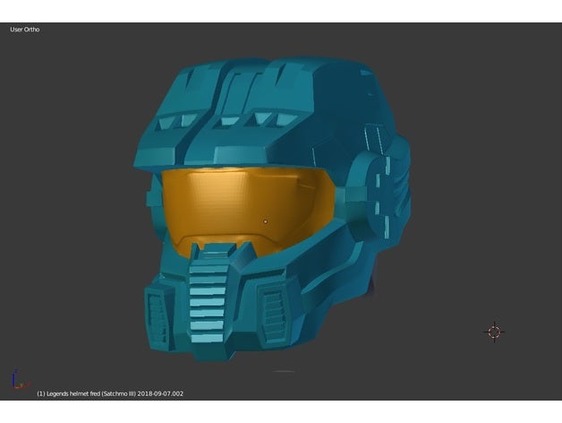 aureola leyendas Fred centurion casco espartano 104 3D print model - Mito3D